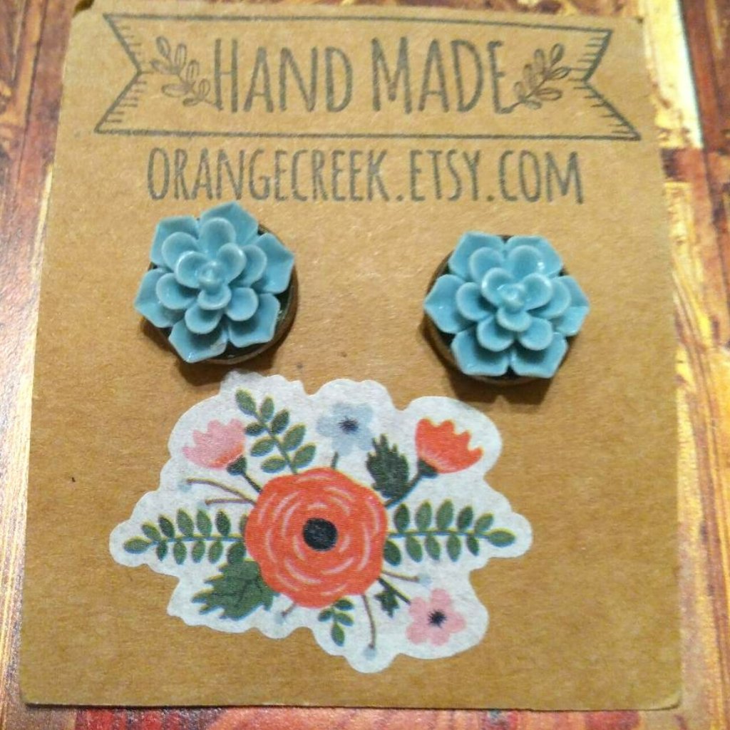 Flower Stud Earrings